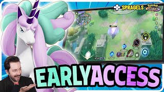 EARLY ACCESS To Galarian Rapidash Truly Crazy  Pokemon Unite [upl. by Ekoorb]