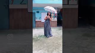 Baarish ayi cham cham cham ☔️☔️shortvideo dance poemactivity dancegame school [upl. by Nawor]