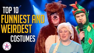 10 Weirdest and Funniest Costume Auditions on Got Talent [upl. by Nathanial]