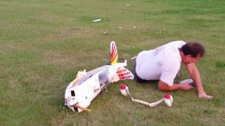 Green Bay Model Airplane Club Christen Eagle crash [upl. by Anirba]