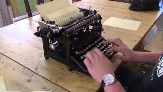 Typing Test  1911 Underwood 5 [upl. by Yaresed]