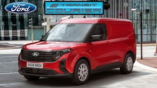 Ford ETransit Courier All Electric Specs Inteior cabin features [upl. by Boar817]