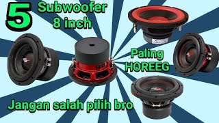 Top 5 Speaker subwoofer 8 inch glerr [upl. by Queena]