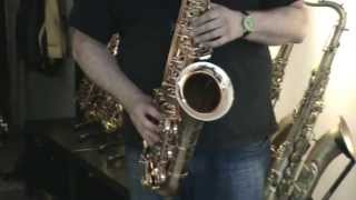 Joel Frahm  Tenor Madness gold plated tenor sax Low video quality [upl. by Kinsman]