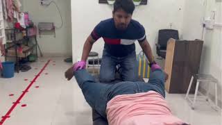 body Adjustment Chiropractic Treatment by drsanjitpakhare chiropratic [upl. by Nylirehc]