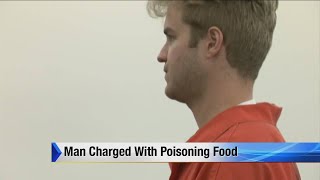 Man charged with poisoning food [upl. by Lukin]