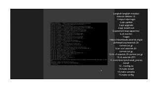 Instalasi asterisk Debian 12 [upl. by Nirahs117]