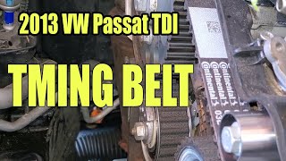 2013 Passat TDI Timing Belt Replacement [upl. by Hippel]