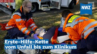 ErsteHilfeKette vom Unfall bis zum Klinikum [upl. by Ntsuj]