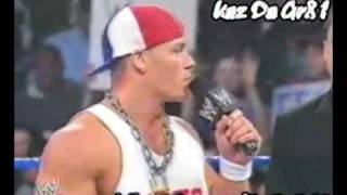 John Cena Raps About Team Lesnar [upl. by Ahsinotna]