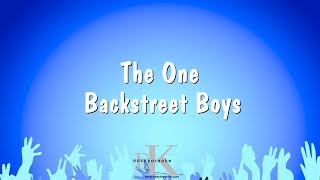 The One  Backstreet Boys Karaoke Version [upl. by Nosoj]