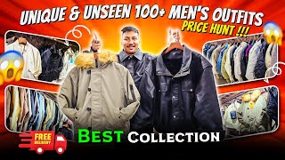 Mens Parka Jackets👽😱Unseen Leather JacketsPuffer JacketsJoggers Dwon Jackets Price Hunt 2023 [upl. by Mcadams]