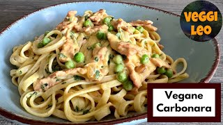 Sensationelle vegane Carbonara  ohne Sahne  fettarm [upl. by Sehcaep]