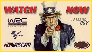 All The Races You Can Watch This Weekend  NASCAR  MotoGP  WRC  Le Mans Cup  etc  DRS [upl. by Eatnom972]