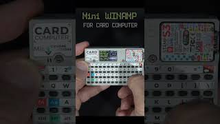 Tiny Winamp for Card Computer esp32 winamp arduino customfirmware m5stack m5cardputer [upl. by Lladnarc58]