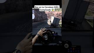 Bus en la carretera más complicada 😨😰 bus truck simulator trailer american camion [upl. by Leibman]