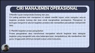 manajemen operasional [upl. by Warton]