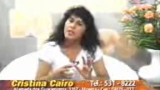 Cristina Cairo na TVA  Programa Canal da Beleza [upl. by Alvin]