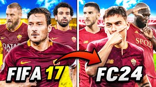 CARRIERA ALLENATORE con LA ROMA da FIFA 17 fino a FC 24 [upl. by Erreit217]