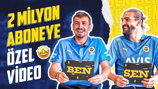 2 MİLYON ABONEYE ÖZEL VİDEO 🤩😎 Caner Erkin 🆚 Mert Hakan Yandaş [upl. by Atsirhc]