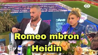 Egla zihet me Heidin quotRomeo futet në mes dhe mbron Heidinquot Big Brother Vip Albania 3 [upl. by Atiran]