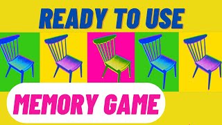 🛁Try this FUN ESL memory game for BEGINNERS INTERMEDIATE Furniture Edition No PREP [upl. by Retsbew]