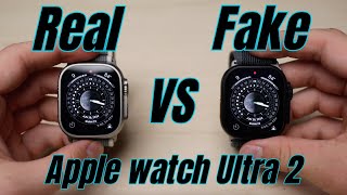 Fake Apple Watch Ultra 2 Vs Real  Which is the fake [upl. by Notterb]