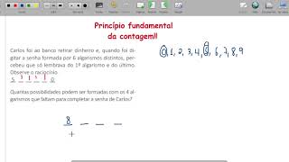 AULA 04 PRINCÍPIO FUNDAMENTAL DA CONTAGEM E3 [upl. by Rind]