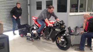 Ducati Desmosedici GP8 Engine Starts Amazing Sound [upl. by Friend]