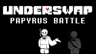 UnderSwap Papyrus Battle FULL FIGHT  Debug mode ENG Sans Game [upl. by Avahc]