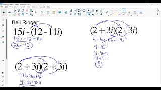 Sec 14 Dividing by Complex Numbers and Complex Conjugates [upl. by Durstin]