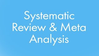 StrettaDoc  Article  Systematic Review and Meta Analysis [upl. by Ianteen]