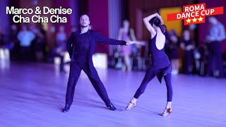 Marco Bonavolta amp Denise  Cha Cha Cha Latin Dance  Amateur Latin [upl. by Lednew855]