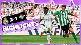 Real Madrid 21 Real Betis  HIGHLIGHTS  LaLiga 202223 [upl. by Ailsa]