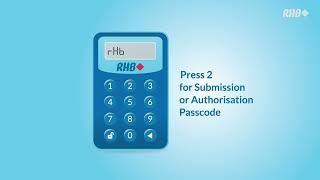 RHB Reflex Malaysia – Generate a Passcode Using the RHB Token [upl. by Aerdnahs]