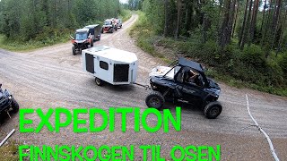 Expedition Finnskogen til Osen DayUTVATV Polaris RZRCan am MaverickCampingturtripOverland [upl. by Htevi]