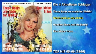 Die 4 AKTUELLSTEN SPTITZENSCHLAGER  Top Hit EP  0566 1966 [upl. by Yole577]