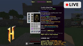 HyPixel SkyBlock  1st Crop Specific Tool Euclids Wheat Hoe [upl. by Pentheam]