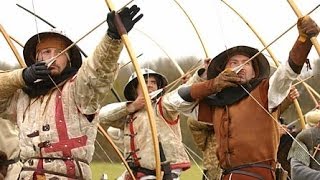 MIDIEVAL WEAPONS AND COMBAT  The Longbow MIDDLE AGES BATTLE HISTORY DOCUMENTARY [upl. by Ydne799]