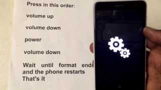 Nokia lumia 625 hard reset [upl. by Trefler]