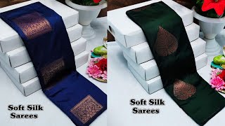 Salem Elampillai soft silk sarees Very soft 💖 Excellent quality 👌 Price 850😍 [upl. by Bensen]