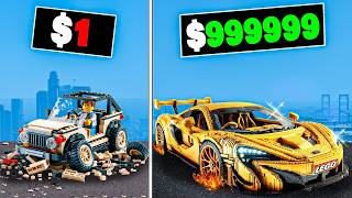 1 to 1000000 Lego Car in GTA 5 [upl. by Kendrick]