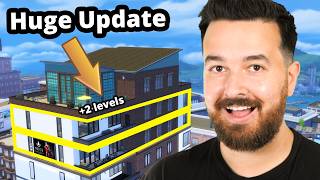 Building with the biggest Sims 4 update in 2024 [upl. by Irot]