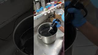 Activated Charcoal Soap soapmaking timelapse smallbusiness activatedcharcoal soapmaker soap [upl. by Treblig]