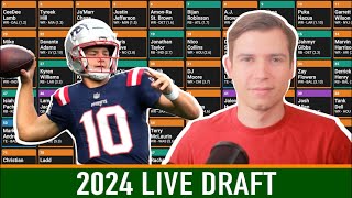 LIVE 2024 Fantasy Football Draft [upl. by Vi]