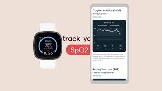 Fitbit Sense Smartwatch SPO2 Overview [upl. by Eisyak]