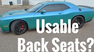 Dodge Challenger Back Seat Review [upl. by Justino]