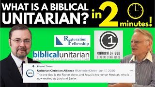 Biblical Unitarians Explained in 2 Minutes [upl. by Anekahs]