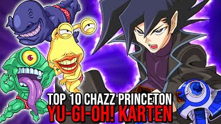 Die TOP 10 BESTEN YuGiOh Karten von CHAZZ PRINCETON [upl. by Lebasiairam476]