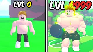 I Became A Level 999999 GigaChad In Roblox Gigachad Simulator [upl. by Alcine]